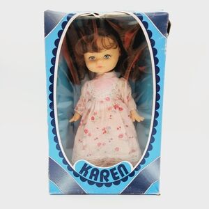 VINTAGE | Karen rooted hair posable arms & legs doll 10"